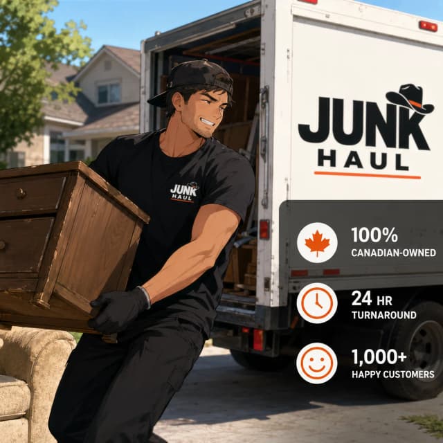 Junk Haul crew confirming a price on site